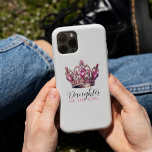 Dochter van de King Waterverf Crown iPhone case