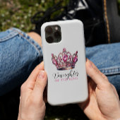 Dochter van de King Waterverf Crown iPhone case