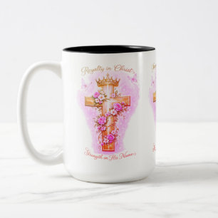 Dochter van de Koning-Koninklijkheid in Christus Tweekleurige Koffiemok