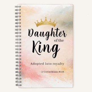 Dochter van de Koning Persoonlijk Christelijk Notitieboek