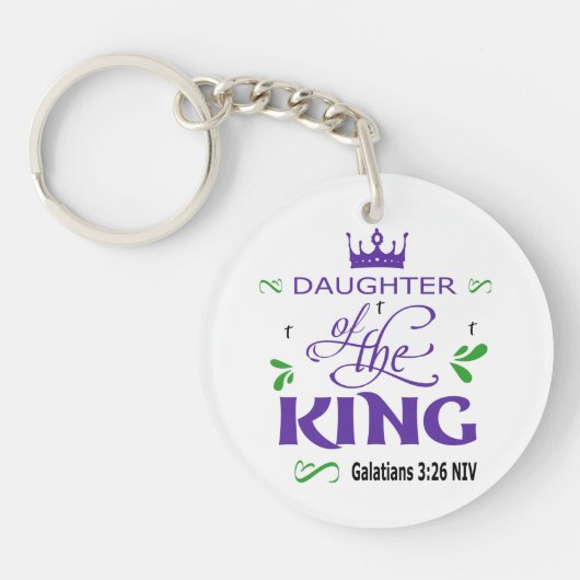 Dochter van de koning  sleutelhanger (Voorkant)