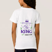 Dochter van de koning t-shirt (Achterkant)