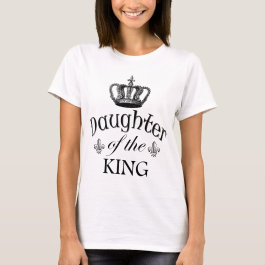 Dochter van de koning t-shirt (Voorkant)