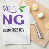 Dochter van de koning theedoek (Quarter Fold)