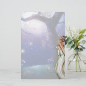 Dochter van de Moon Stationery Briefpapier (Staand voorkant)