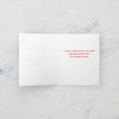 Dochter van de wet Funny Wine Birthday Kaart (Binnen)