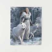 Dochter van de Wolf Wandkleed (Voorkant)