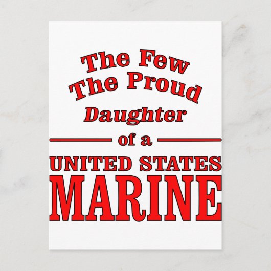 Dochter van een Amerikaanse marine Briefkaart (Voorkant)