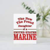 Dochter van een Amerikaanse marine Briefkaart (Staand voorkant)