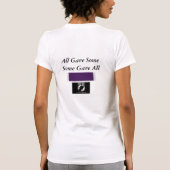 Dochter van een gewonde dierenarts t-shirt (Achterkant)