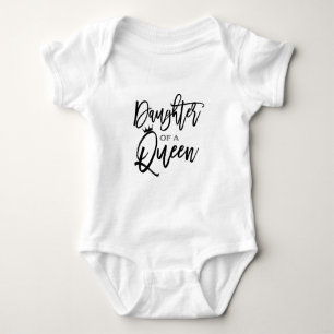 Dochter van een KONINGIN Modern Script Trendy Aang Romper
