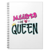 Dochter van een koningin notitieboek (Voorkant)