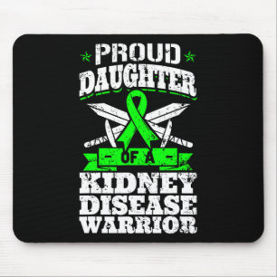 Dochter van een nierziekte Warrior CID Awareness Muismat