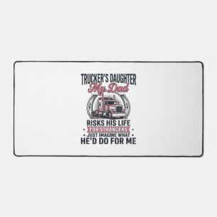Dochter van een Trucker Trotse Trucker Vader Bureaumat