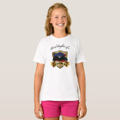 Dochter van een Veteraan T-shirt (Voorkant volledig)