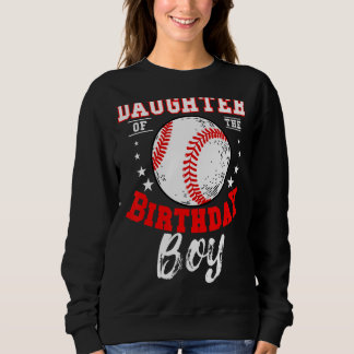 Dochter van het Baseball-thema van de Birthday Boy Trui