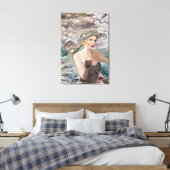 Dochter van Oceanus Canvas Afdruk (Insitu (Slaapkamer))