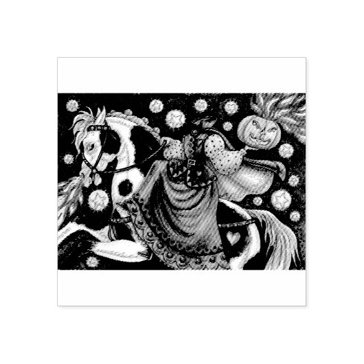 DOCHTER VAN SLEEPY HOLLOW HALLOWEEN RUBBER STEMPEL (Afrduk)