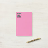 Dochter Zuster Warrior.. Borstkanker Post-it® Notes (Op bureau)
