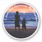 Dochterdag Sticker (Voorkant)