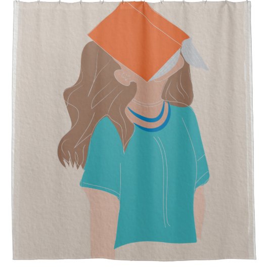 Dochterdouchegordijnen Douchegordijn (Voorkant)