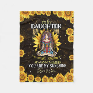 Dochterovers Naar mijn dochter-liefdesmoeder Fleece Deken