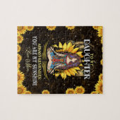 Dochterovers | Naar mijn dochter-liefdesmoeder Legpuzzel (Horizontaal)