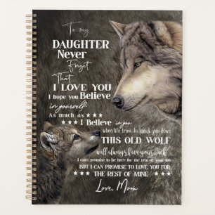Dochterovers Naar mijn dochter-liefdesmoeder Planner