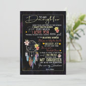 Dochters Liefhebbers | Voor Mijn Dochter Liefde Mo Kaart (Staand voorkant)