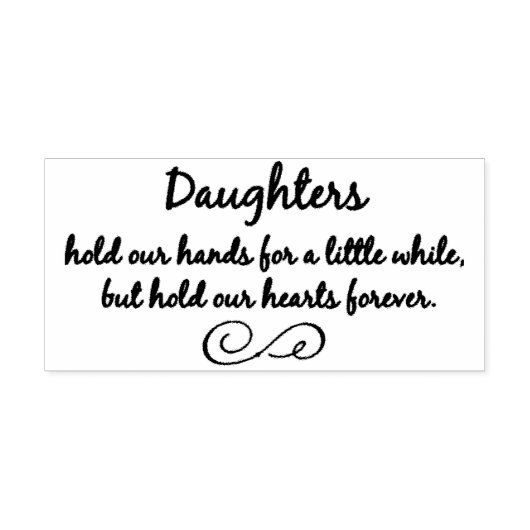 Dochters Rubberstempel (Afrduk)