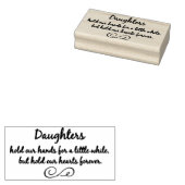 Dochters Rubberstempel (Gestempeld)