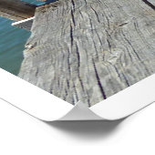 Dock bij Clear Lake Iowa Poster (Hoek)