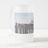 Dock en Icebreaker Museum Frosted Mok (Voorkant links)