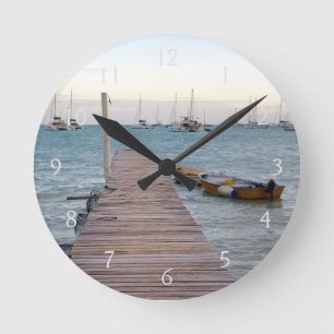 Dock- en kreeftenpotten ronde klok