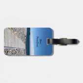 Dock in het Bagagelabel van de Atlantische Oceaan (Achterkant horizontaal)