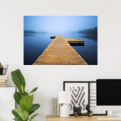 Dock op het meer poster (Thuiskantoor)