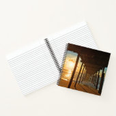 Dock op zonsopgang notitieboek (Binnen)