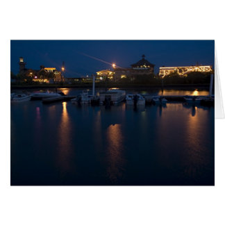 Dock Street, Cedar Key, Florida, 's nachts