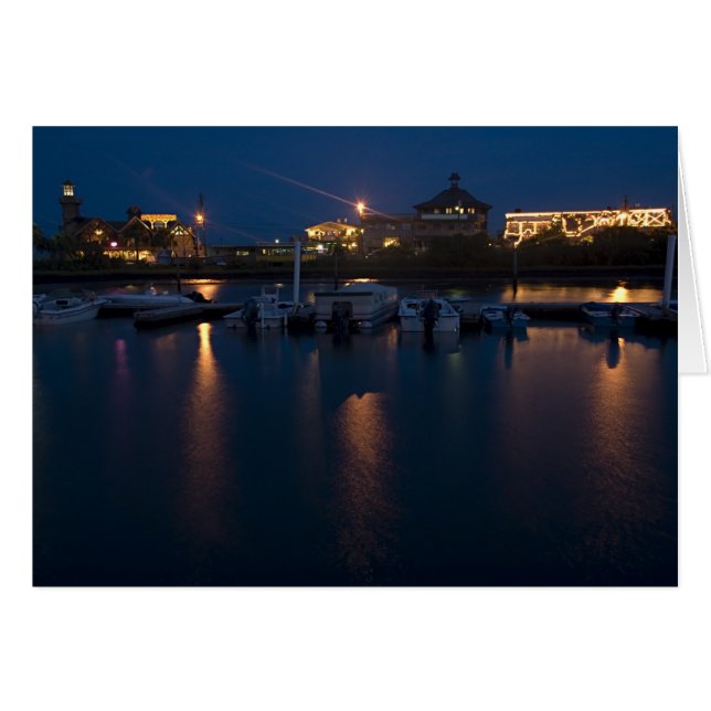 Dock Street, Cedar Key, Florida, 's nachts (Voorkant Horizontaal)