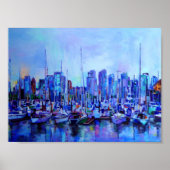 Dock van de baai poster (Voorkant)