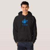 Docker Engine Software Programmeren Coderen On Hoodie (Voorkant volledig)