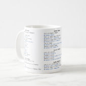 DOCKER Feuille de triche MUG (Devant gauche)