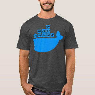 Docker Js C Gloriby Ruby Python Hackathon Tech T-shirt