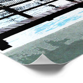Docks aan de rivier de 7580 poster (Hoek)