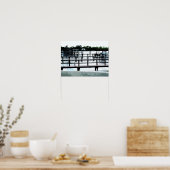 Docks aan de rivier de 7580 poster (Keuken)
