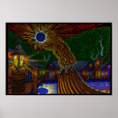 Dockside Eclipse-Poster Poster (Voorkant)