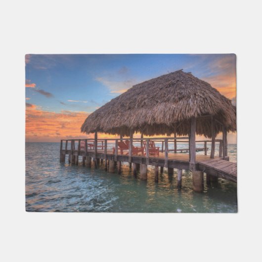 Dockside Sunrise Deurmat (Voorkant)