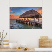 Dockside Sunrise Poster (Keuken)
