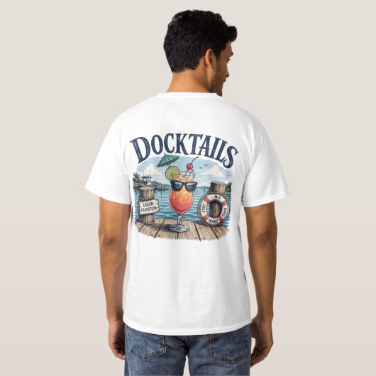 Docktails T-Shirt (Achterkant volledig)