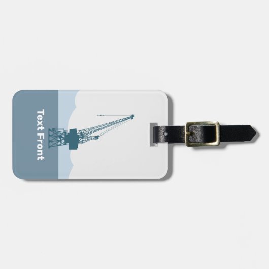 Dockyard Crane Bagagelabel (Voorkant horizontaal)